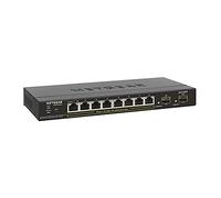 NETGEAR 10-Port PoE Gigabit Ethernet Smart Switch (GS310TP) - Managed with 8 x PoE+ @ 55W, 2 x 1G SFP, Desktop or Wall Mount, S350 Series