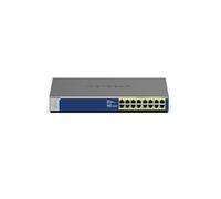NETGEAR PoE Switch 16 Port Gigabit Ethernet Unmanaged PoE Network Switch (GS516PP) - with 16 x PoE+ @ 260 W, Desktop or Rackmount, and Limited Lifetime Protection