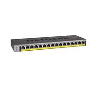 NETGEAR 16-Port Gigabit Ethernet Unmanaged PoE Switch (GS116LP) - with 16 x PoE+ @ 76W Upgradeable, Desktop, Wall Mount or Rackmount, and Limited Lifetime Protection