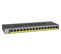 NETGEAR GS116PP Unmanaged Gigabit Ethernet (10/100/1000) Power over Ethernet (PoE) Black
