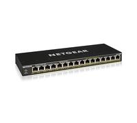 NETGEAR GS316PP Unmanaged Gigabit Ethernet (10/100/1000) Power over Ethernet (PoE) Black