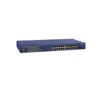 Netgear 24 Port +2Gb SFP Network Switch Managed Gigabit Ethernet PoE Blue (GS724