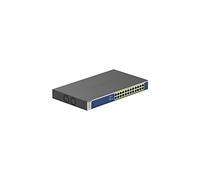 NETGEAR 24-Port Gigabit Ethernet Unmanaged PoE Switch (GS524PP) - with 24 x PoE+ @ 300W, Desktop or Rackmount, and Limited Lifetime Protection