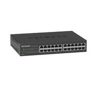 NETGEAR 24-Port Gigabit Ethernet Unmanaged Switch (GS324) - Desktop, Wall, or Rackmount, Silent Operation