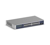 NETGEAR 24 Port Managed Switch (GS724T) | Smart Gigabit Network Switch | Ethernet Hub | SFP Uplinks | Insight Cloud Management | Desktop or Rackmount