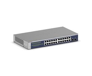 NETGEAR 24 Port Managed Switch (GS724T) | Smart Gigabit Network Switch | Ethernet Hub | SFP Uplinks | Insight Cloud Management | Desktop or Rackmount