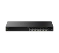 NETGEAR 24 Port PoE Switch (GS324TP) | Smart Managed Gigabit Network Switch | 24 x PoE+ @ 190W | SFP Uplinks | Desktop or Rackmount