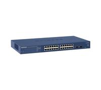 NETGEAR 26-Port Gigabit Ethernet Smart Switch (GS724Tv4) - Managed, with 24 x 1G