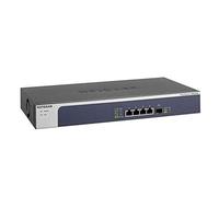 NETGEAR XS505M-100EUS 5-Port 10-Gigabit/Multi-Gigabit Ethernet Unmanaged Switch with 1 SFP+ Ports, Desktop and Rackmount - Black/Grey