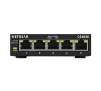 NETGEAR - 5 Port Gigabit Ethernet Managed Plus Desktop Switch