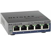 Netgear ProSafe Plus GS105E 5 Port Ethernet Smart Managed Non-POE Network Switch