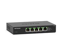 NETGEAR 5 Port Multi Gigabit Ethernet Unmanaged Network Switch (MS305) with 5 x