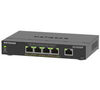 NETGEAR - 5 Port PoE+ Ethernet Plus Gigabit Managed Switch, 63W PoE Budget