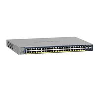 NETGEAR 52-Port PoE Gigabit Ethernet Smart Switch (GS752TPP) - Managed, Optional Insight Cloud Management, 48 x PoE+ @ 760W, 4 x 1G SFP, Desktop or Rackmount, and Limited Lifetime Protection