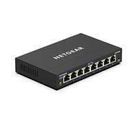 NETGEAR 8-Port Gigabit Ethernet Plus Switch (GS308E) - Desktop or Wall Mount, Home Network Hub, Office Ethernet Splitter, Silent Operation
