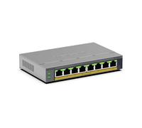 NETGEAR GS108EPP Unmanaged Gigabit Ethernet (10/100/1000) Power over Ethernet (PoE) Desktop/Wall-Mounting Grey