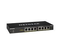 NETGEAR 8-Port Gigabit Ethernet Unmanaged PoE+ Switch (GS308PP) - with 8 x PoE+ 83W Desktop Wall Mount Sturdy Metal