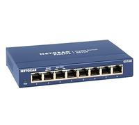 NETGEAR 8-Port Gigabit Ethernet Unmanaged Switch (GS108) - Desktop or Wall Mount, and Limited Lifetime Protection