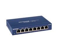 NETGEAR 8 Port Gigabit Network Switch (GS108) - Ethernet Switch - Ethernet Splitter - Plug-and-Play - Silent Operation - Desktop or Wall Mount