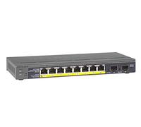 NETGEAR 8-Port Gigabit Smart Managed Pro Switch, PoE+, 130w, ProSAFE Lifetime Protection (GS510TP) (GS510TP-100NAS)