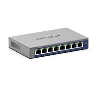 NETGEAR 8 Port Gigabit Switch (GS108E) | Managed Network Switch | Ethernet Splitter | Desktop or Wall Mount