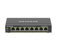 NETGEAR - 8 Port PoE+ Ethernet Plus Gigabit Managed Switch, 123W PoE Budget