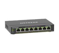 NETGEAR - 8 Port PoE+ Ethernet Plus Gigabit Managed Switch, 62W PoE Budget