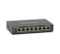 NETGEAR 8 Port PoE Switch (GS308EP) | Managed Gigabit Network Switch | Ethernet Splitter | 8 x PoE+ @ 62W | Desktop or Wall Mount