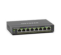 NETGEAR 8 Port PoE Switch (GS308EPP) | Managed Gigabit Network Switch | Ethernet Splitter | 8 x PoE+ @ 123W | Desktop or Wall Mount
