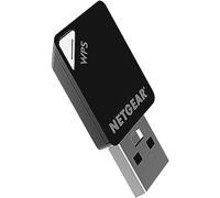 NETGEAR A6100-100PES AC600 802.11ac Dual Band (150/433 Mbps) Wi-Fi USB Mini Adapter, Black