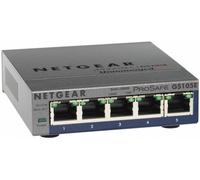 NETGEAR GS105E 5-Port Gigabit Ethernet Managed Network Switch - Plug-and-Play, Silent Operation, Desktop or Wall Mountable, New