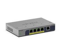 NETGEAR GS105PP Unmanaged Gigabit Ethernet (10/100/1000) Power over Ethernet (PoE) Desktop/Wall-Mounting Grey