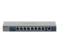 NETGEAR 10-Port Network Switch (GS108MX) - with 8 x 1G, 1 x Multi-gig SFP, Desktop, Wall or Rackmount, and Limited Lifetime Protection