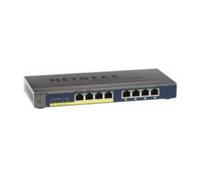 NETGEAR GS108PP Unmanaged Gigabit Ethernet 8 Ports Network Switch - Black