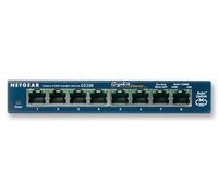 NETGEAR GS108UK SWITCH, 8 PORT, GIGABIT, PROSAFE