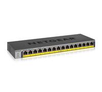 NETGEAR GS116LP Unmanaged Gigabit Ethernet (10/100/1000) Power over Ethernet (PoE) Black
