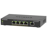 NETGEAR GS305EPP-100UKS SWITCH,5 PORT GIGABIT POE+ SMART MANAGED