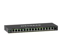 NETGEAR GS316EP Managed Gigabit Ethernet 16 Ports Network Switch - Black