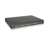 NETGEAR GS348PP 48-Port Gigabit Unmanaged PoE+ Network Switch, 24 PoE+ Ports, 380W, Rackmount - Black