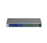 NETGEAR 24-Port Gigabit Ethernet Unmanaged PoE Switch (GS524UP) - with 8 x PoE+ and 16 x PoE++ @ 480W, Desktop/Rackmount, and ProSAFE Lifetime Protection