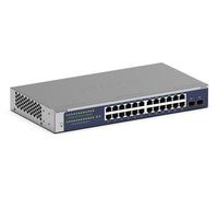 NETGEAR GS724T Managed L2+/L3 Gigabit Ethernet (10/100/1000) 1U Blue, Grey