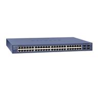 Netgear GS748T 48 Ports Switch - EN, Fast EN, Gigabit EN - 10Base-T, 100Base-TX, 1000Base-T + 4 x SFP (empty) - 1 U external