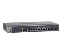 NETGEAR M4100-D12G Managed L2+ Gigabit Ethernet (10/100/1000) Blue, Grey