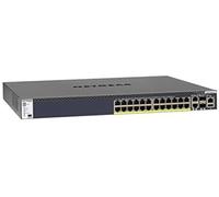 NETGEAR M4300-28G-PoE+ Managed L2/L3/L4 10G Ethernet (100/1000/10000) Power over Ethernet (PoE) 1U Black