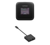 NETGEAR Nighthawk M3 - 5G Mobile Router with WiFi 6, up to 2.5Gbps - Sim Slot Unlocked - 5G & 4G MiFi - AX3600 WiFi 6, up to 32 Devices (MH3150) with adapter