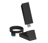 NETGEAR Nighthawk WiFi 7 USB 3.0 Adapter (A9000) - BE6500 Tri-Band Wireless Gigabit Speed (Up to 6.5 Gbps) - 6 GHz Band - Works with Any Router or Mesh System - for Windows 11 PC