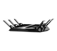 NETGEAR Nighthawk X6 Smart Wifi Router (R8000) - AC3200 Tri-band Wireless Speed (up to 3200 Mbps) | Up-to 3500 sq ft Coverage & 50 Devices | 4 x 1G Ethernet and 2 USB Ports | Armor Security, Black