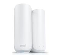 NETGEAR Orbi 370 Series Dual-band WiFi 7 Mesh Network System for Home (RBE372) Wireless Router + 1 Extender, Security Features, 3.6 Gbps, Covers 3,000 sq. ft., 70 Devices, 2.5GB Internet Port, BE3600