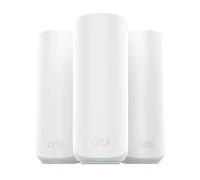 NETGEAR Orbi 370 Series Dual-band WiFi 7 Mesh Network System for Home (RBE373) Wireless Router + 2 Extenders, Security Features, 3.6 Gbps, Covers 4,500 sq. ft., 70 Devices, 2.5GB Internet Port, BE3600