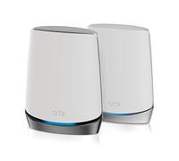 NETGEAR Orbi 5G Tri-Band WiFi 6 Mesh System (NBK752) - Router with 1 Satellite Extender | Coverage up to 5,000 sq. ft., 40 Devices | AX4200 (Up to 4.2Gbps)
